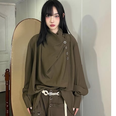 24cmShop山本耀司風高級感シャツcy021