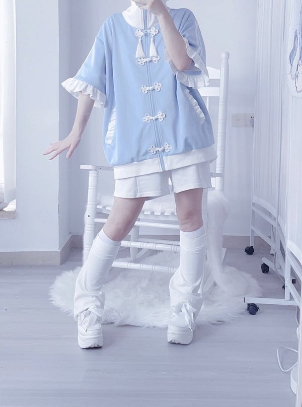 【天使界隈】儚げサブカルチャイナ2weyジャケット 天使界隈👼】サブカルチャイナ2weyジャケット wt054 | 可愛い服量産型