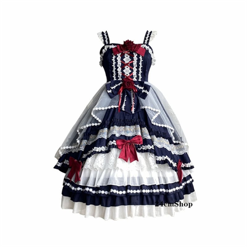 白雪姫モチーフフリルドレス opf128 | 可愛い服量産型服通販24cm