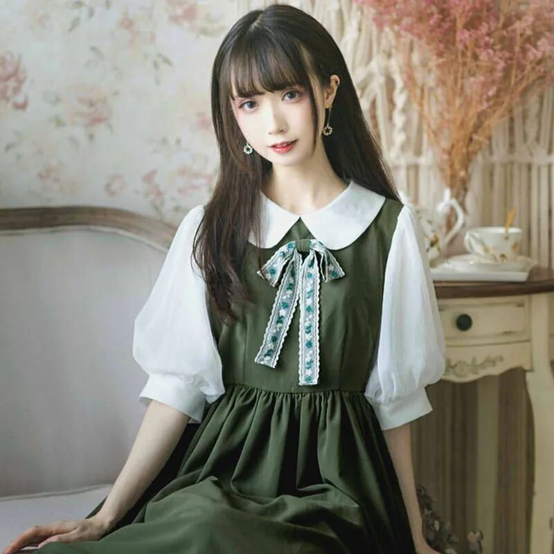 可愛い春服刺繍ワンピース 809 | 可愛い服量産型服通販24cmニヨンセンチ 可愛い春服刺繍ワンピース 809 | 可愛い服量産型服通販24cmニヨンセンチ