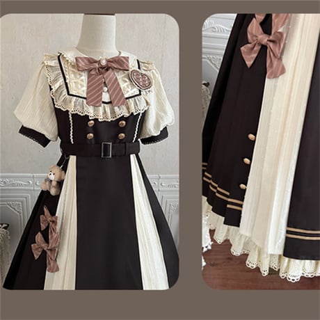 24cmShop ロリータフロントリボンレースアップジャンスカ opf002