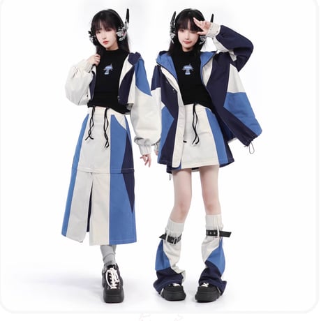 24cmShop ゆとりカジュアルニュートラル機械未来感スーツ3点セットsuf048