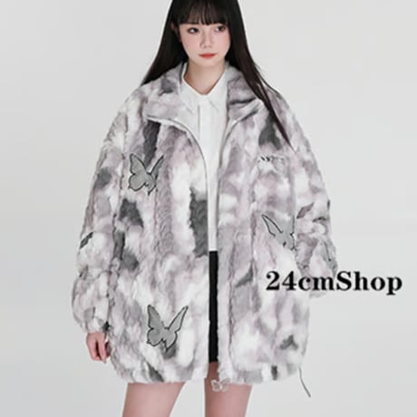 24cmShop かわいいニットセーターコートwt009