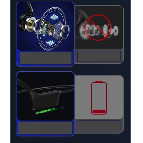 Best Gift for BoyFriend 骨伝導Bluetoothスポーツイヤホン 3C002