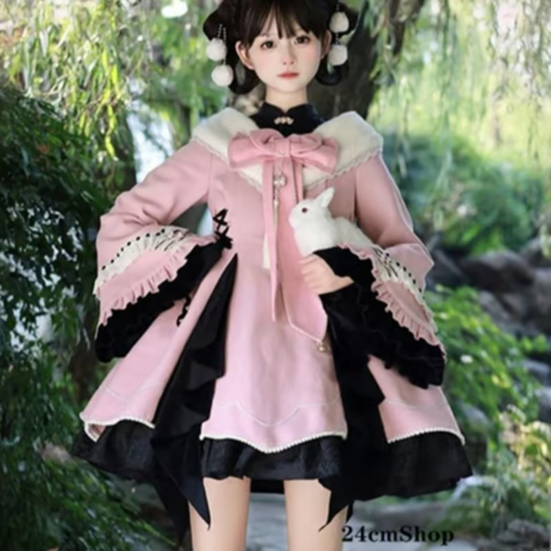うさみみチャイナロリータワンピース opf027 | 可愛い服量産型服