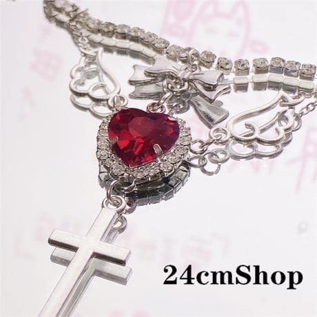 24cmShop 地雷系十字ネックレス 1391