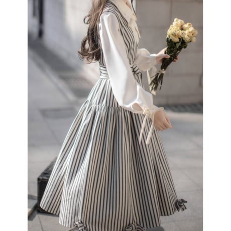 24cmShop 韓国ファッションかわいい ワンピース 2点セットsus125