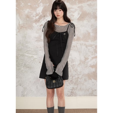 24cmShop韓国ファッションワンピース2点セットopf180