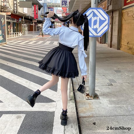 24cmShop 地雷系ブラウスとジャンパースカートsuf010