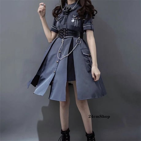 軍服ロリータワンピース_デビルヘビ2.0 opf134
