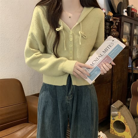 Kawaii Knit Short Jacket  wt044
