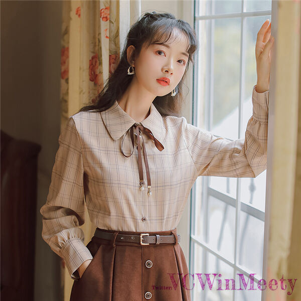 韓国ファッションシャツスカートセット 525 | 可愛い服量産型服 韓国ファッションシャツスカートセット 525 | 可愛い服量産型服