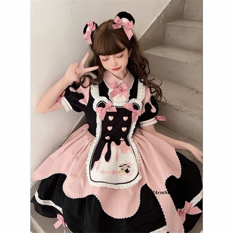 ハニーメイドフリルロリータワンピース opf100