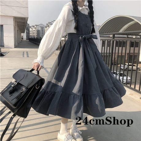 24cmshop フレアワンピース セットアップ   1128