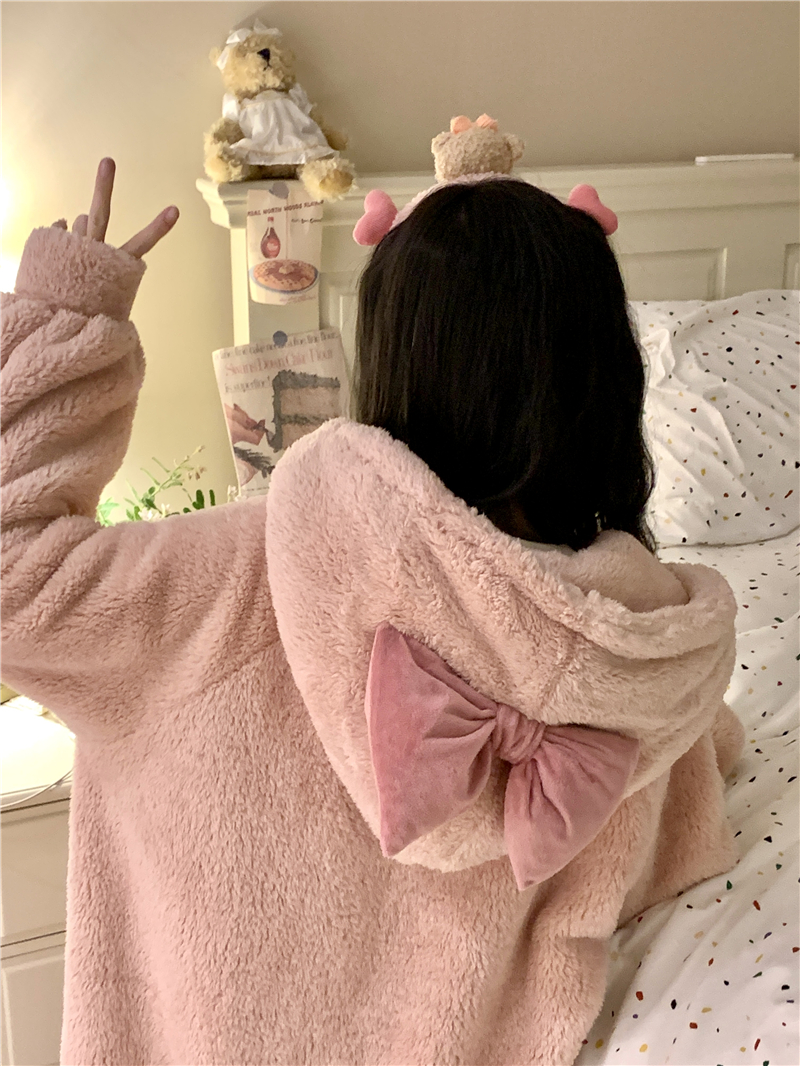 専用　モコモコ様 男女兼用New モコモコ ZIP フードとロングパンツセット (RIB)