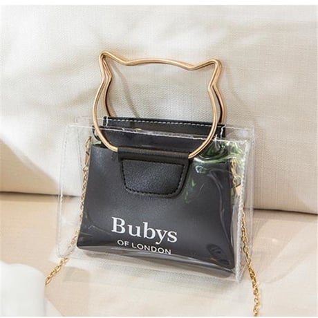 Bags 透明な猫耳のハンドバッグ 376