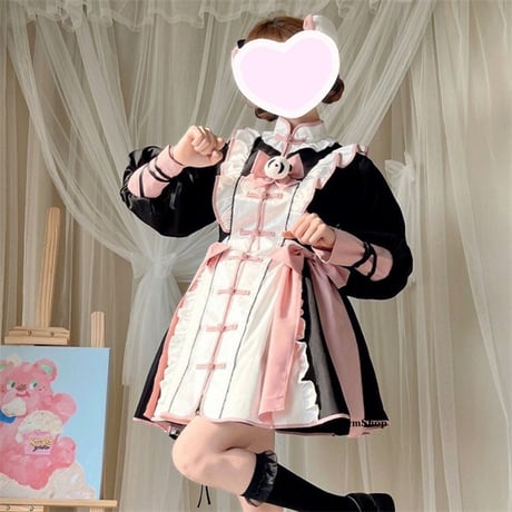 パンダメイドワンピース opf075