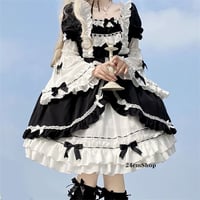 ゴスロリつけ袖フリルドレス opf116