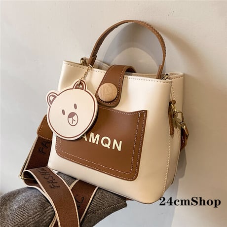 24cmShopファッション レザー ショルダーバッグ 1343