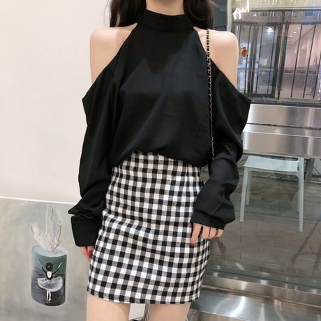 24cmShop 肩出可愛い長袖シャツ 1198