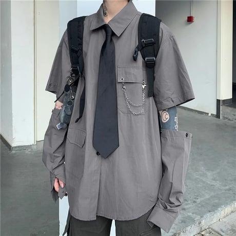 ブラック系ファッショントップス CY034