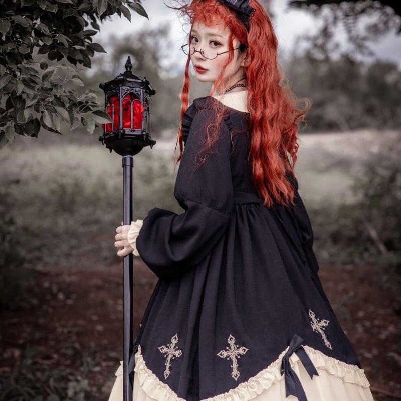 LoveHerHome フロントフリルリボンドーリーワンピース 621 | 可愛い服