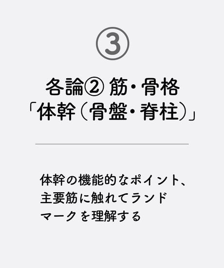 【身体のしくみ講座】　〜カラダを立体的に捉える解剖学〜
