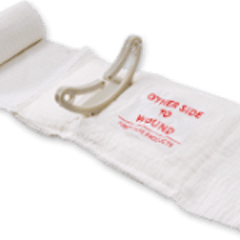 在庫処分 止血包帯「エマ－ジェンシ‐バンテ－ジ」FCP-03GL グロ－ブ付