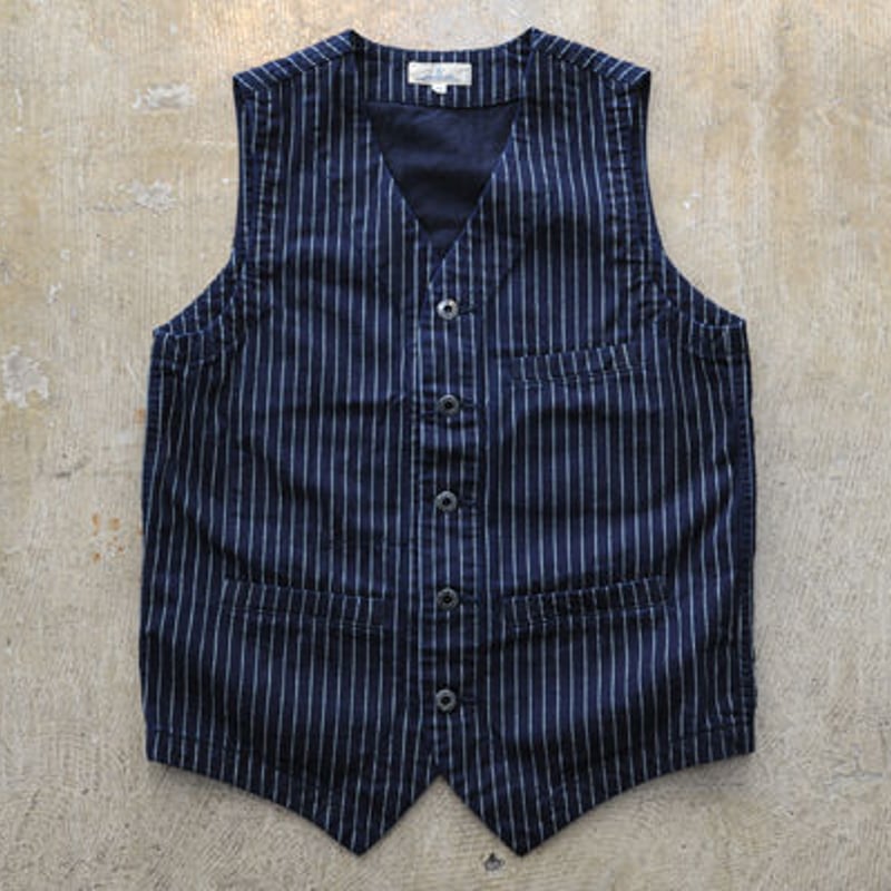 JAPAN BLUE JEANS ストライプベスト XL JAPAN BLUE JEANS メンズ ジャパンブルージーンズ アーバン
