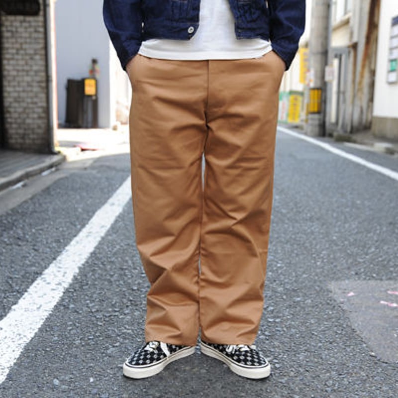 500センチワタリBuzz Rickson's バズリクソンズ MILITARY CHINOS 1945 MODEL ミリタリーチノパンツ チノパン 55-T-10280 ブラウン