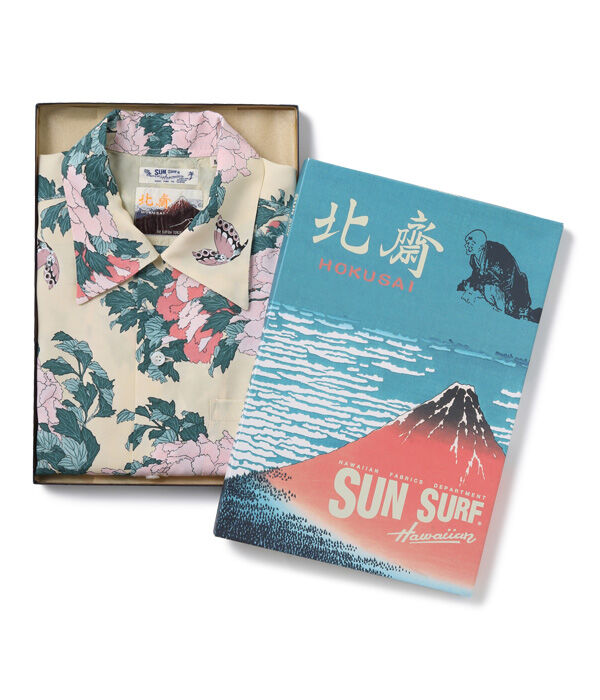 サンサーフ葛飾北斎　牡丹に胡蝶 SUNSURF】サンサーフ×葛飾北斎『牡丹に胡蝶/ぼたんにこちょう