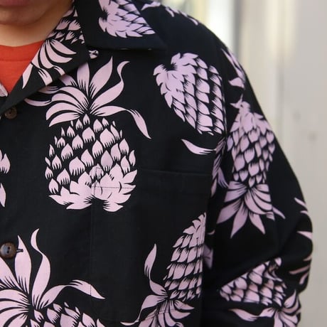SS28980 / SUN SURF【"DUKE'S PINEAPPLE" LONG SLEEVE COTTON FLANNEL】