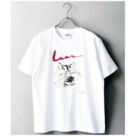 157 朝倉摂／ねこのＴシャツ・リア（赤文字）