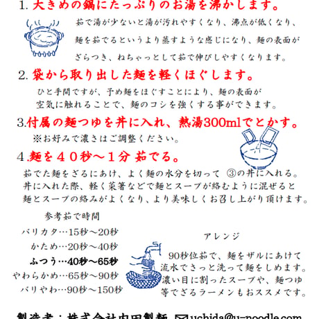 醤油ラーメン（極細麺）　5食セット　送料無料　お家で専門店の麺を！