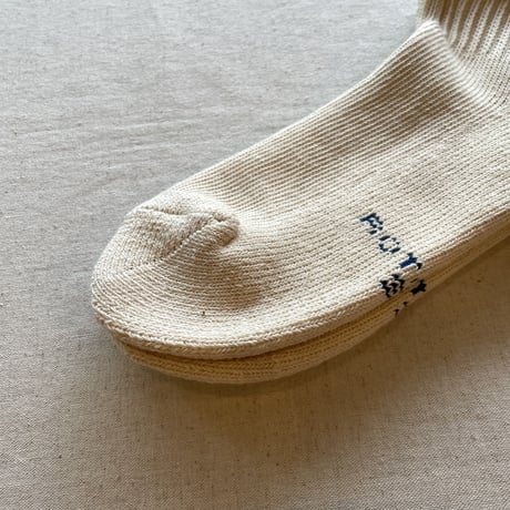 ORGANIC DAILY 3 PACK ANKLE SOCKS (ECRU×GRAY) R1371 / ROTOTO