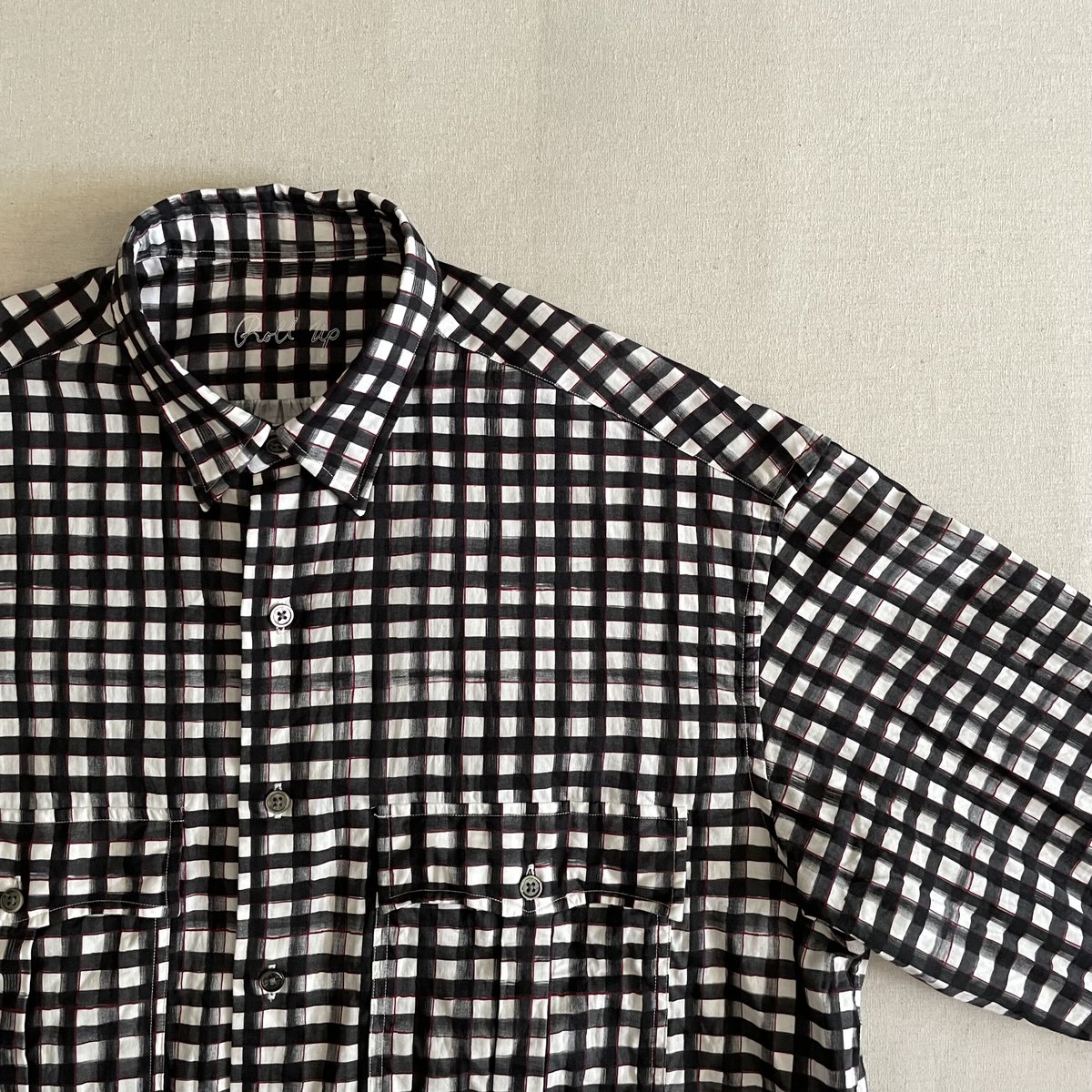 ROLL UP 水彩 GINGHAM SHIRT PC-016-2215 / Porter C ROLL UP 水彩 GINGHAM SHIRT PC-016-2215 / Porter C