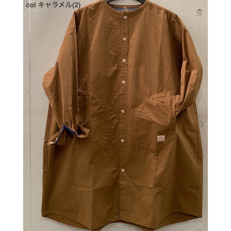 Girl's・ヴィンテージ馬布 スタンド衿チュニック 53S-09 / 快晴