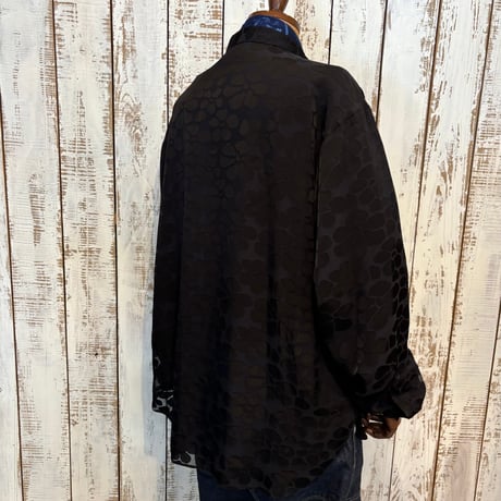 J7133 スカシモヨウロングスリーブシャツ 1016611 / BLUE BLUE JAPAN ブルーブルージャパン
