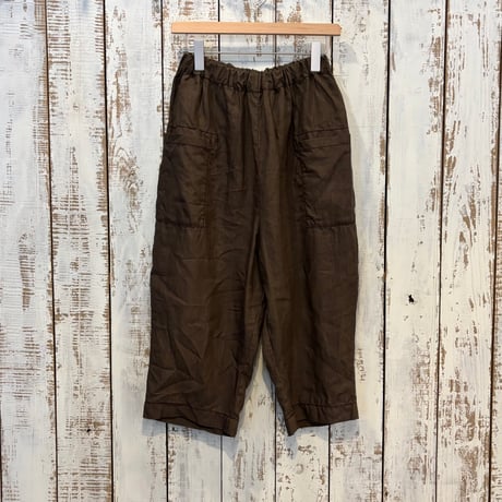 リネンバイオ 八分丈パンツ 261-3406 / homspun ホームスパン