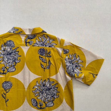 S/S OPEN SHIRTS BLUE FLOWER POP BS88 / Bohemians ボヘミアンズ