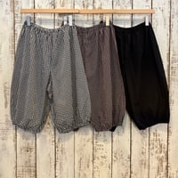 80/1ギンガム&無地 ハーフパンツ 261-3408 / homspun ホームスパン