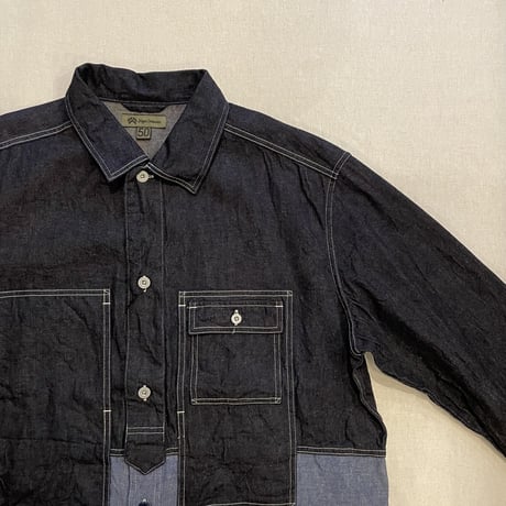 UTILITY SHIRT TYPE2 10oz DENIM 80480010015 / Nigel Cabourn