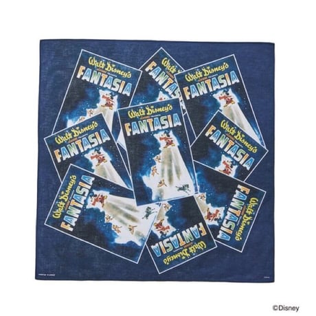 DISNEY FANTASIA / PORTER CLASSIC NEWTON COLLECTION BANDANA (MULTI) DP-011-1498 / Porter Classic