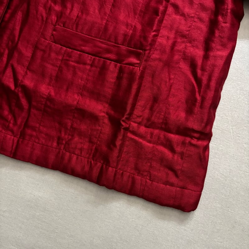 QUILTED COTTON SILK RAGLAN STRING JACKET NMDS25