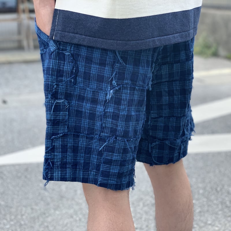 PALAKA PATCHWORK SHORTS / Porter Classic | e-s PALAKA PATCHWORK SHORTS / Porter Classic | e-s