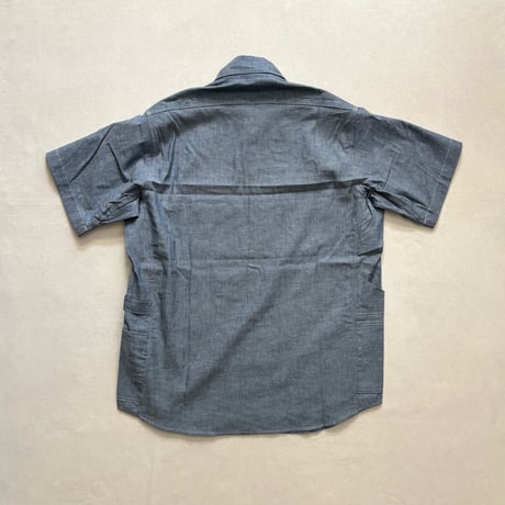 Gardener Shirt1/2 (5oz Chambray) SF-252245 / SASSAFRAS ササフラス