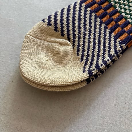 CHECK ＆ STEP SOCKS R1549 / ROTOTO ロトト