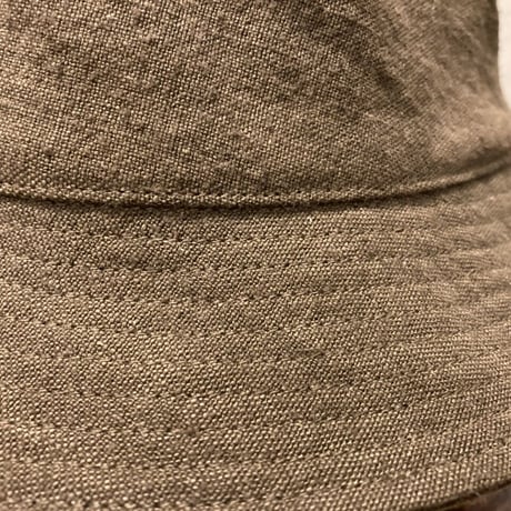フランスリネン染め バゲットHAT 2021summer44  / ARTE POVERA