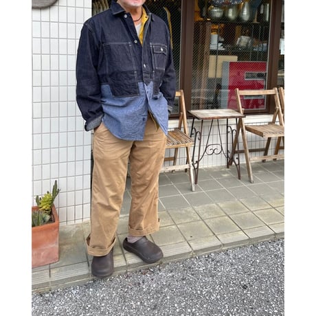 UTILITY SHIRT TYPE2 10oz DENIM 80480010015 / Nigel Cabourn