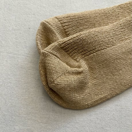 WASHI/RECYCLED COTTON RIB CREW SOCKS size S(23~25cm) R1535 / ROTOTO